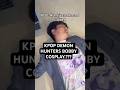 Kpop demon hunters Cosplay Skit!! #kpopdemonhunters #kdh #huntrix #sajaboys
