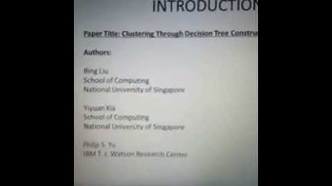 Data Mining Project 2 Video Fall 2014 By Danny L. Cook