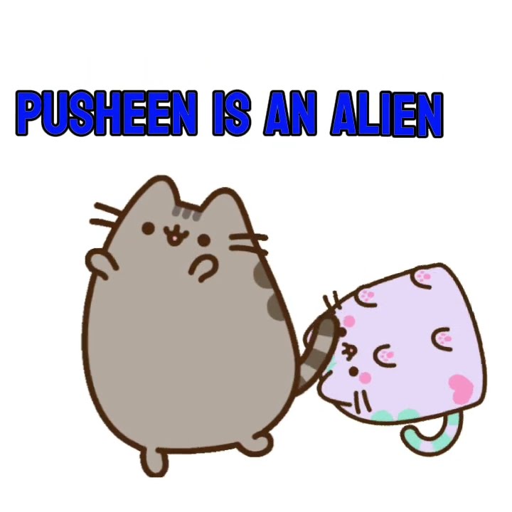 pusheen is a alien #nosequeponerxd #humor #xd - YouTube
