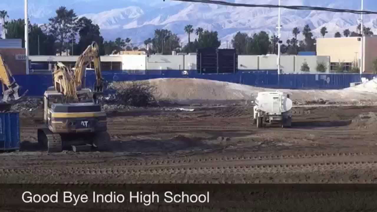 Demolition of Indio High School