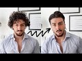 CURLY TO STRAIGHT MENS HAIR TUTORIAL | Rowan Row