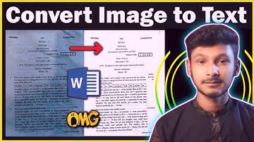 How to Convert Image to Text in Microsoft Word | photo edit by ms word | ms word bangla tutorial