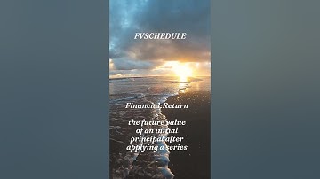 FVSCHEDULE