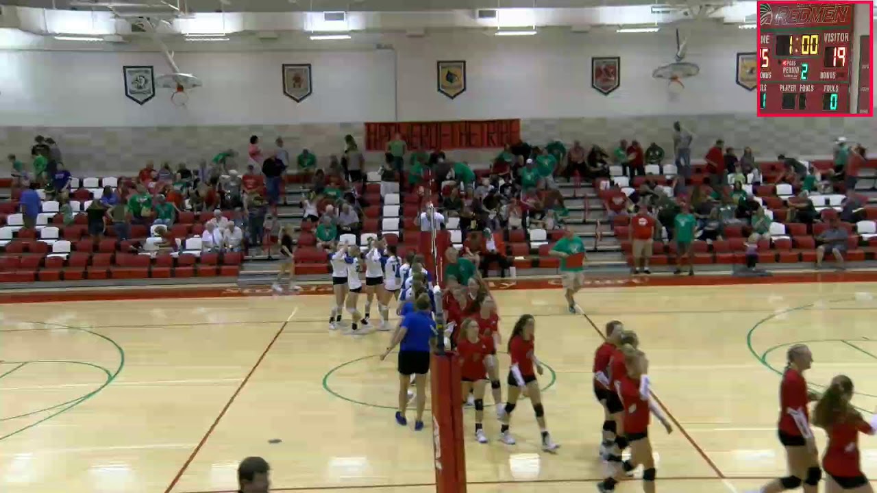 Smith Center Lady Red vs. Norton Lady Bluejays volleyball YouTube