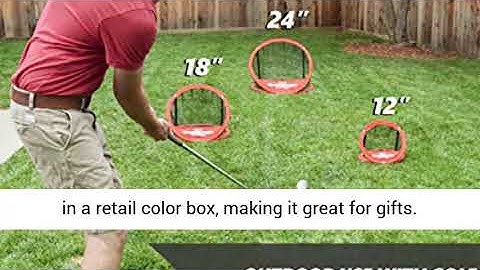 GoSports CHIPSTER Range - 3 Piece Golf Chipping Practice Net Target System  [ Review ]