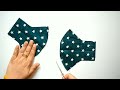 😷Only 5 Minutes Very Easy Face Mask Sewing Tutorial 😷