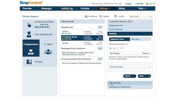 RingCentral Department Overview