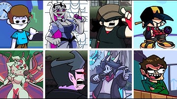 Drowning, But Every Turn a Different Character Is Used(FNF - Drowning But Everyone Sings It)