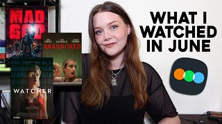 WHAT I WATCHED IN JUNE | LETTERBOXD RECAP