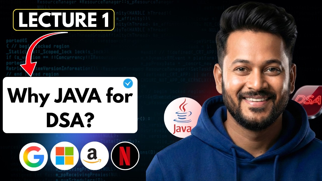 Lecture 1 : Why JAVA for DSA? Biggest Mistake Beginners Make | Genie ...