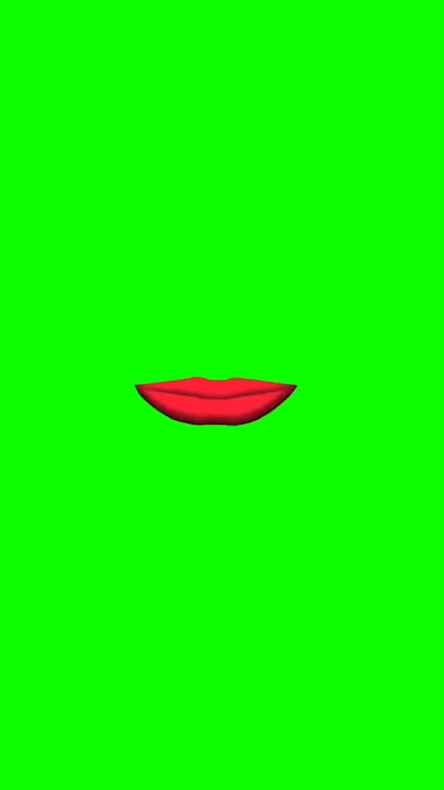 Silent Lips//#shorts #greenscreen #cartoon #silent #lips //Green Screen Cartoon 💚