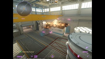 CS2: Molotov on top of HUT on NUKE! Random flames makes this hard.
