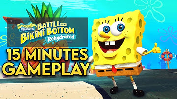 Spongebob SquarePants Battle For Bikini Bottom Rehydrated First 15 Minutes of Gameplay PC 4k!
