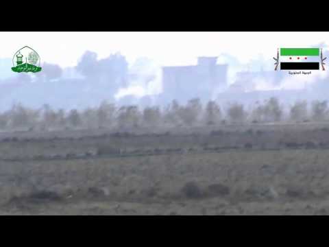 الفيلق الاول فرقة فجر التوحيد احتراق الكتيبة 60 تحت ضربات المجاهدين