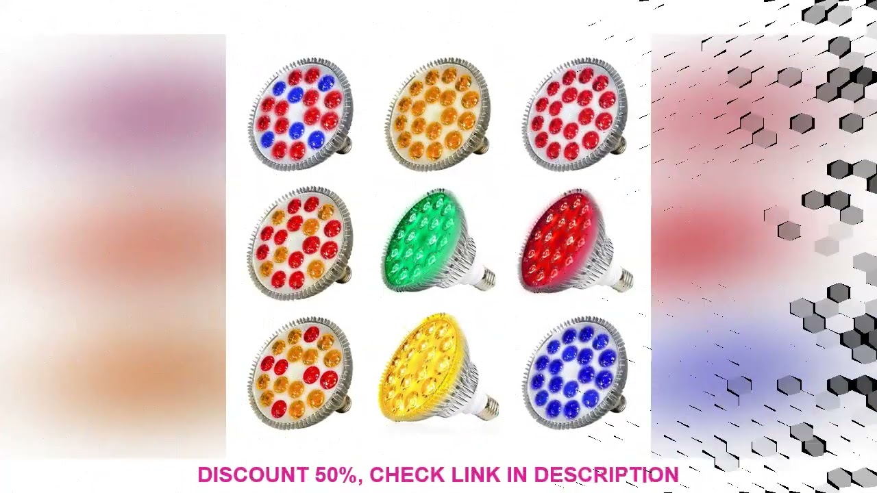 E27 LED Plant Grow Light led 18 led  Par38 Full Spectrum Phyto Grow Box for  Flower Seed Growth Hydr