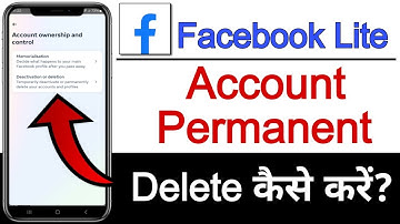 Facebook Lite Account Permanent Delete Kaise Kare | How To Delete Facebook Light Account Permanently