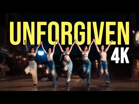 [AI Generated Video] [4K 60fps] LE SSERAFIM 'UNFORGIVEN (feat. Nile Rodgers)