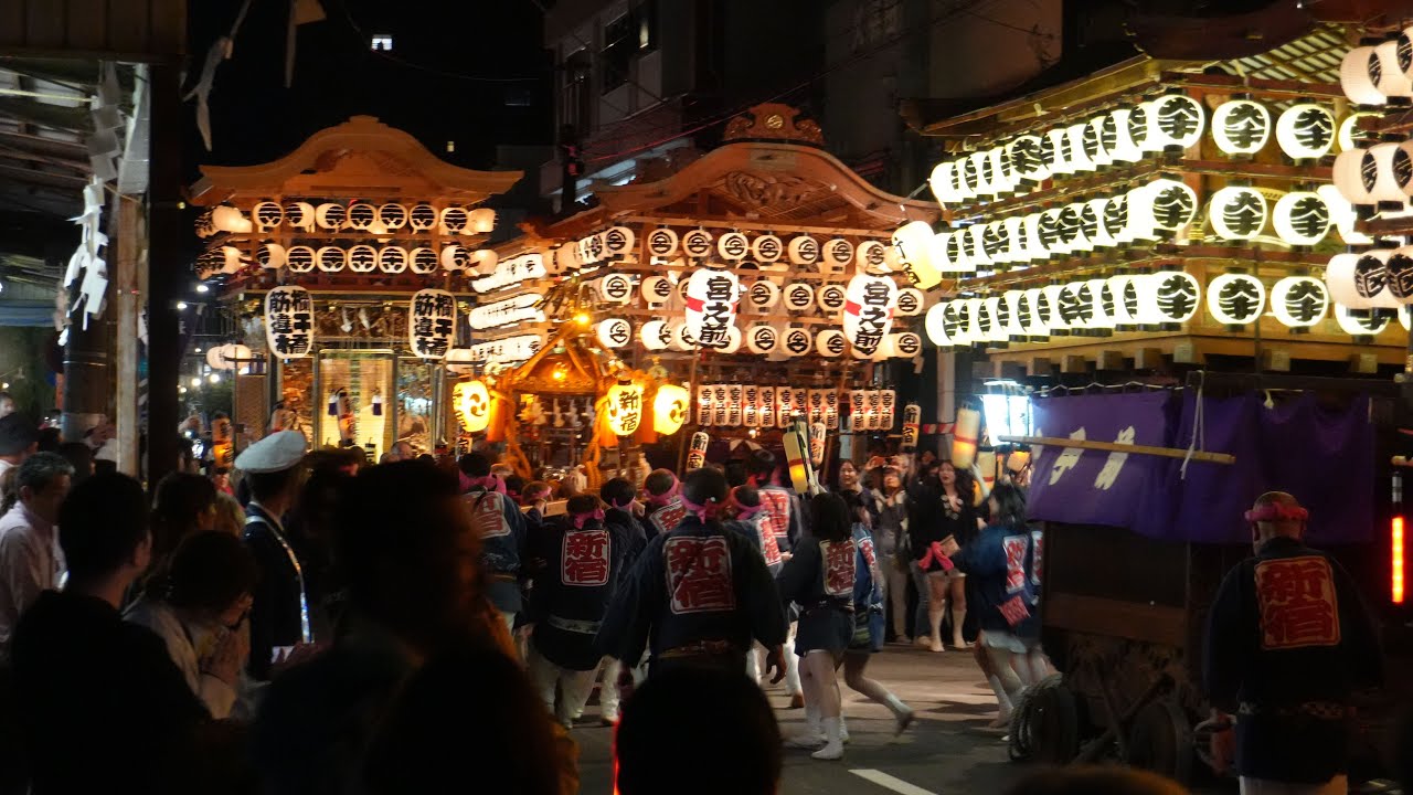 令和7年　松原神社例大祭　町会神輿宮入
