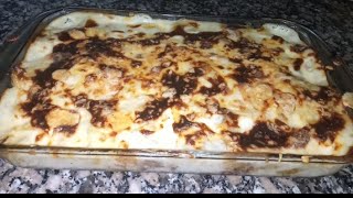 كرتان الدجاج سهل واقتصادي!ا cheesy chicken Gratin!