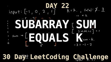 Subarray Sum Equals K [100%] - LeetCode Day 22 Challenge