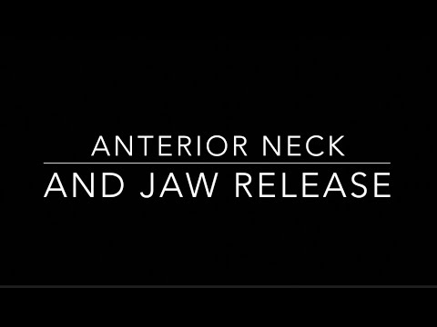 Release for anterior neck and jaw