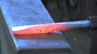 Blacksmithing Basics: Forging Hand Tools - chisel, slot punch, round punch