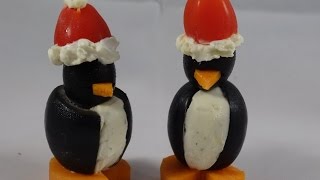 Santa Penguin Olive Appetizers -With Yoyomax12