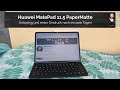 Huawei MatePad 11.5 S PaperMatte Edition | Schreiben / Notizen in der Uni wie auf Papier? | Deutsch