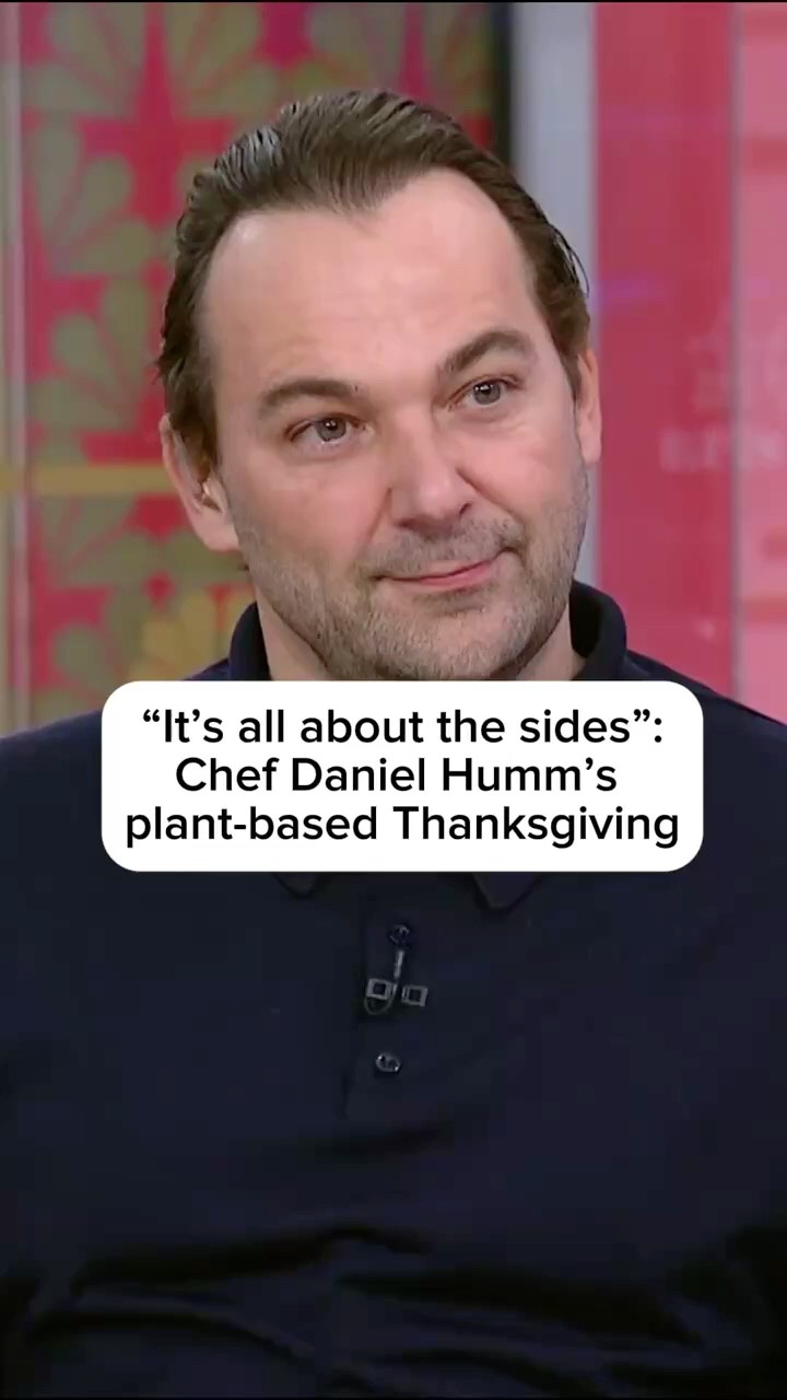 'It's all about the sides': Chef Daniel Humm's plant-based Thanksgiving