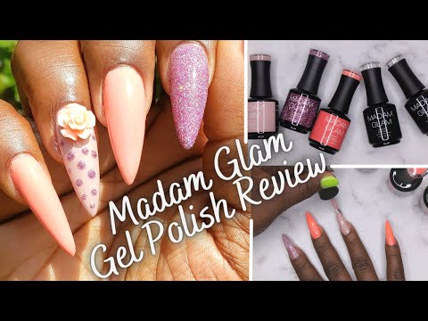 Madam Glam Gel Polish Review | Beginner Friendly | Hema Free Gel Polish | Vegan | Easy Spring Nails