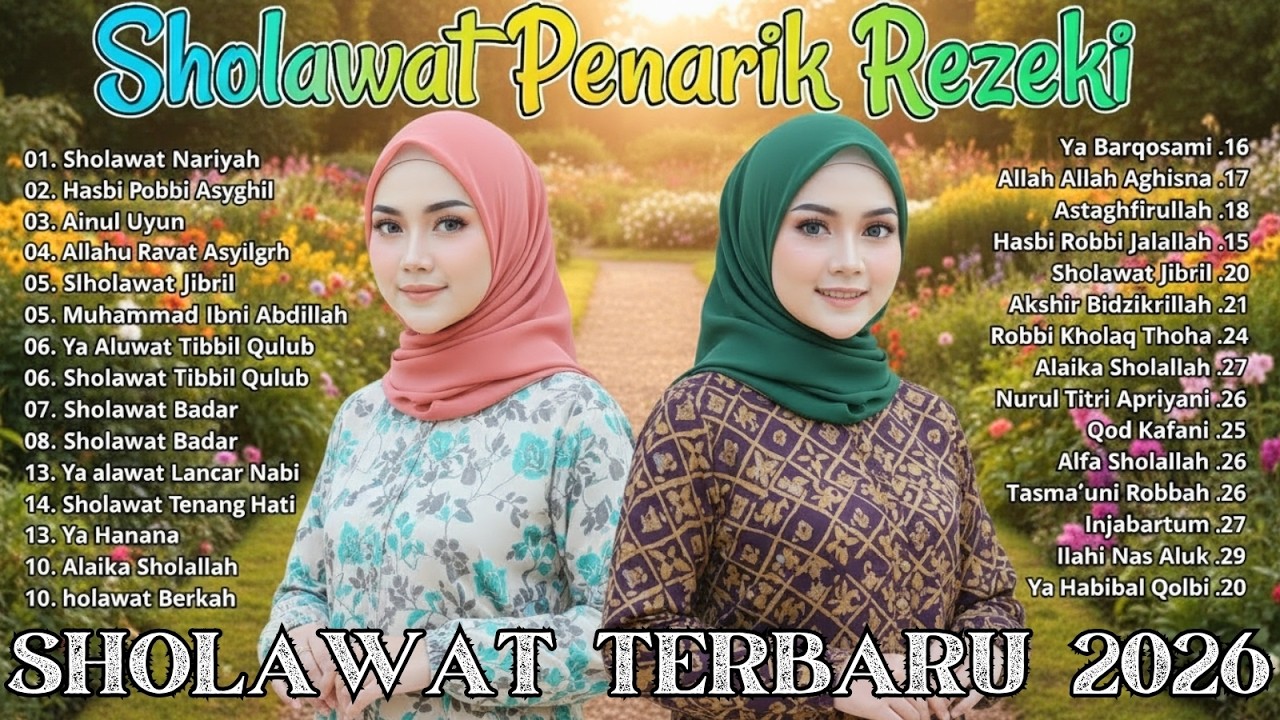 SHOLAWAT NABI TERPOPULER 2026 | Penarik Rezeki & Keberkahan Hidup