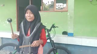 marching band cover lagu sasak : Inak tegining teganang