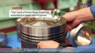 Assembling a Piston Part on the Generator