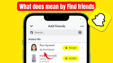 What does Quick add and Find friends mean on Snapchat?