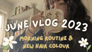 June vlog ♡ dyeing my hair black