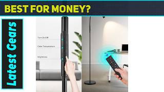 Powfloven Adjustable LED Beam Floor Lamp Stylish Best Focus Lighting for Reading &amp; Living Spaces