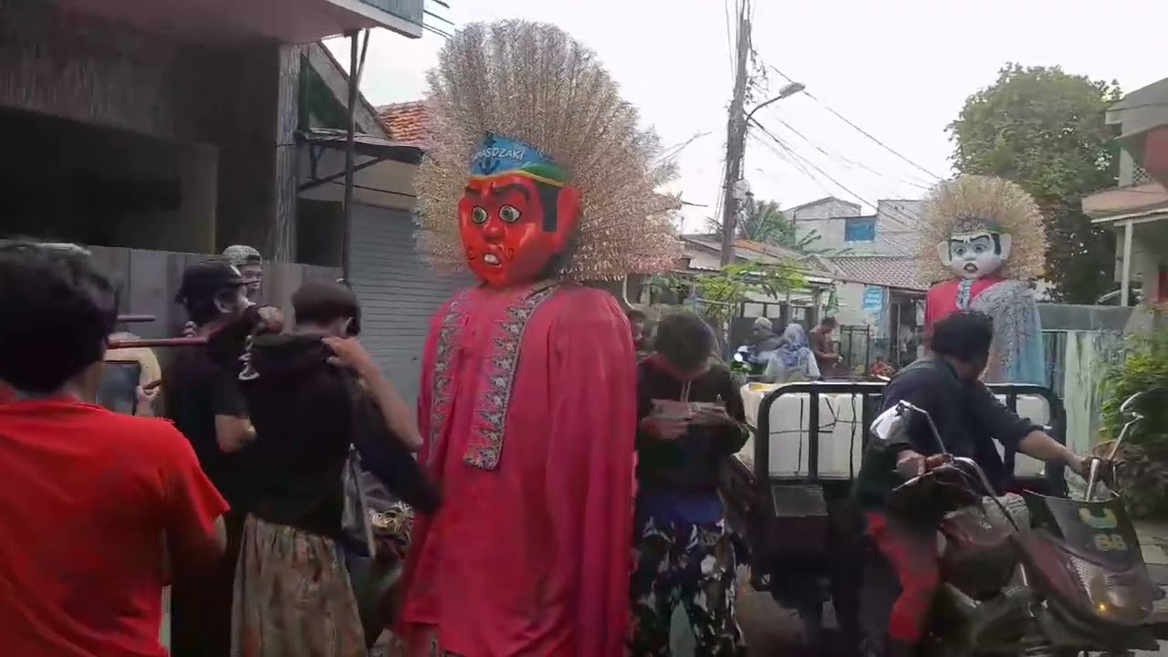 Ondel² sanggar Cemara Betawi marhaban ya Ramadhan dan sahur2 & syirillah ya ramadhan #fypシ゚viral 