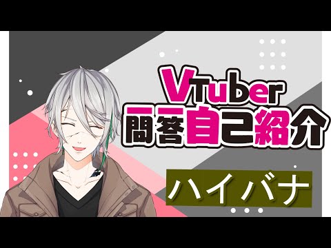 【自己紹介】Vtuber一問一答自己紹介【ハイバナ/新人Vtuber】