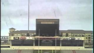 Texas Tech Video Scoreboard Construction Time-lapse - Dec. 22, 2012
