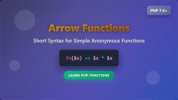 PHP Arrow Functions: Concise Syntax & Automatic Variable Capture Explained!