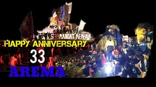 Happy Anniversary 33 arema🔴 aremania penuhuni balai kota