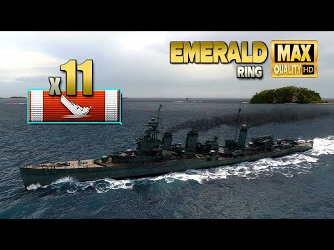 Cruiser Emerald: 11 out of 12 - World of Warships