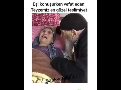 Eşi konusurken vefat eden teyze en gğzel teslimiyet