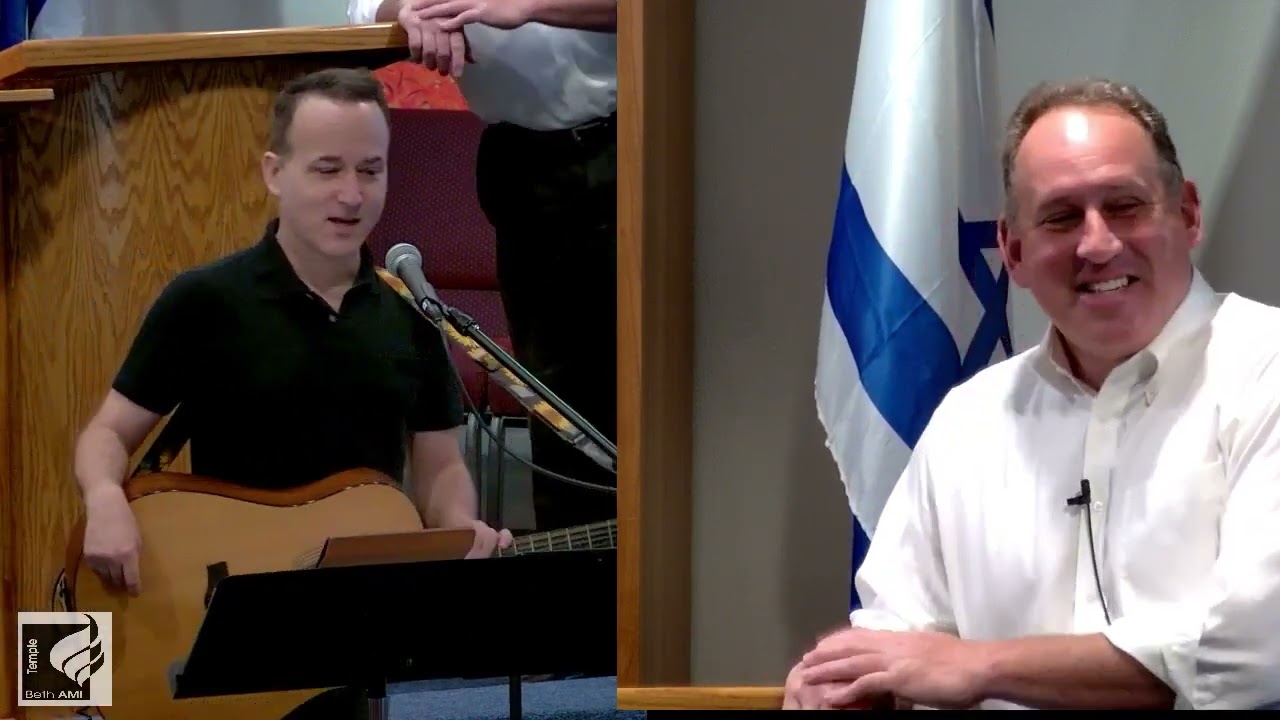 Shabbat celebration, May 19, 2023, with Rick & Addie Lupert