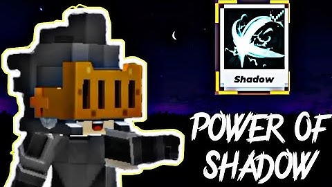 Power Of Shadow Sword Effect In Bedwars || Blockman Go
