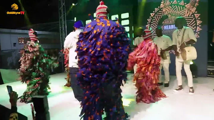 KCee takes over the Headies Reception with Ojapiano and Cultural Praise