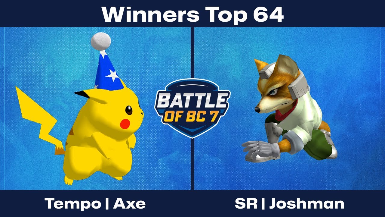 Tempo | Axe (Pikachu) vs SR | Joshman (Fox) - Winners Top 64
