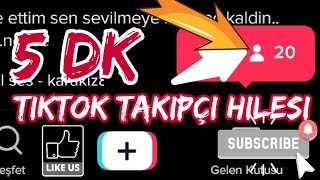 Tiktok Takipçi Hilesi (GERÇEK) Gündü 2000 TANE!