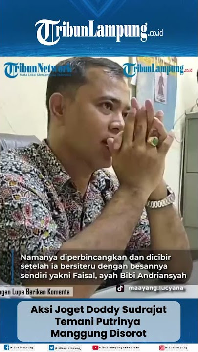Aksi Joget Doddy Sudrajat Temani Putrinya Manggung Disorot #Shorts #TRIBUNLAMPUNG