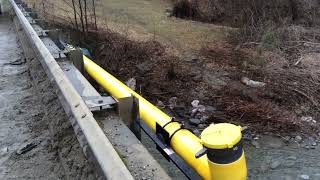 Bridge-Mount Dry Fire Hydrant Installation - River Road, Duxbury, Vermont - April 2025